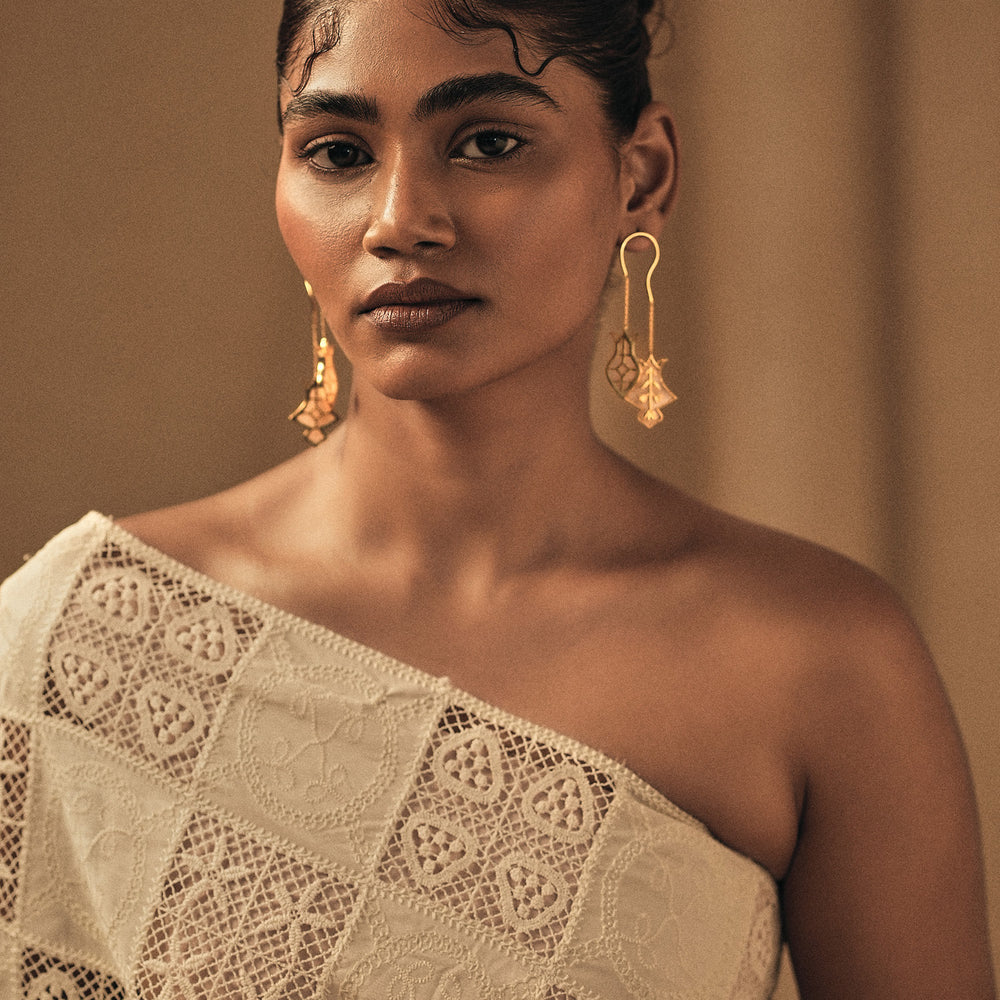 Hamsa Earrings