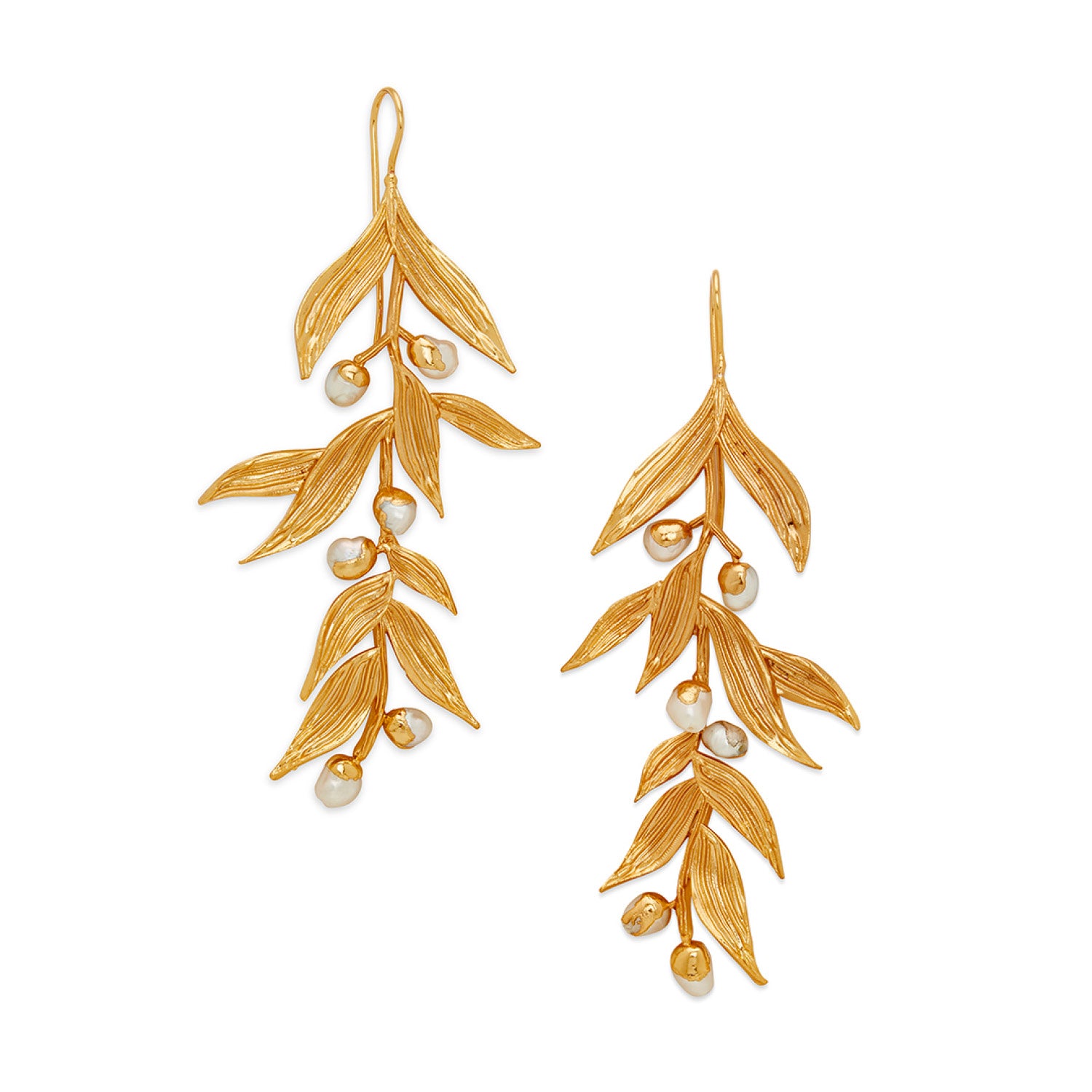  Baroque Freshwater Pearl Isaro Chandelier Earrings