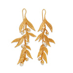 Statement Baroque Pearl  Isaro Chandeliers Earrings