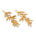 Isaro Chandeliers Earrings Gold Plated