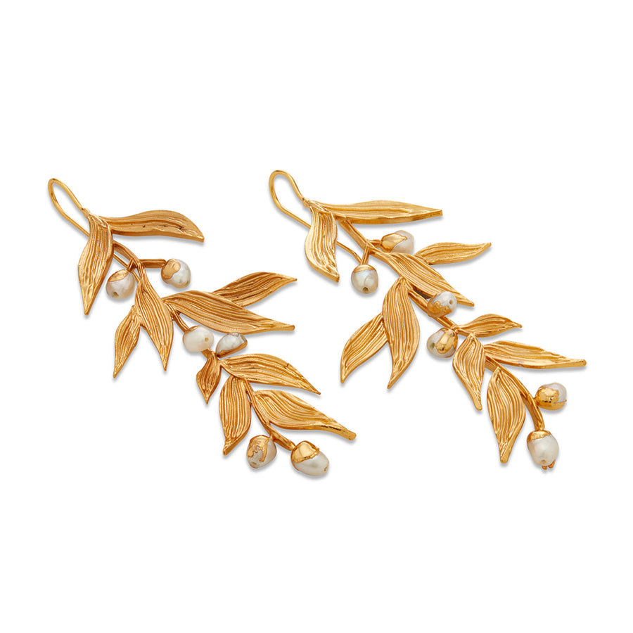 Isaro Chandeliers Earrings Gold Plated