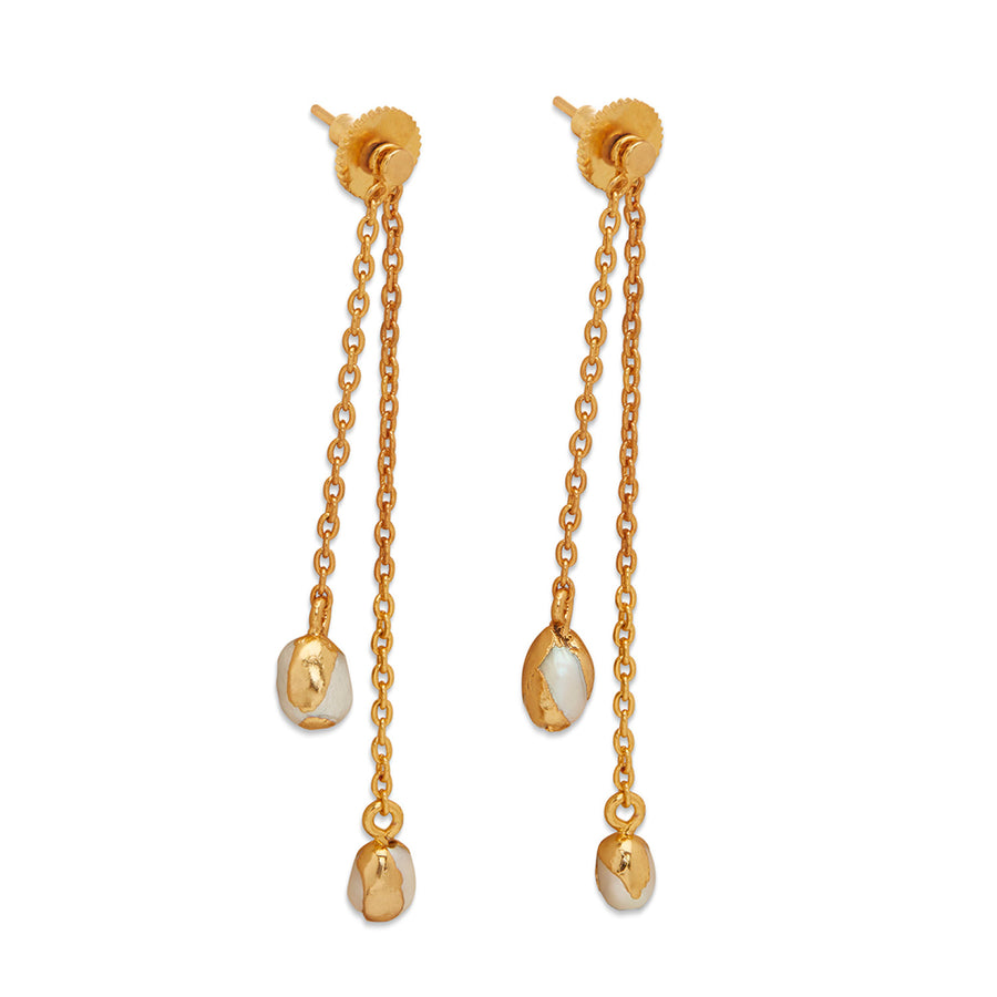 Statement Baroque Pearl Boond Earrings