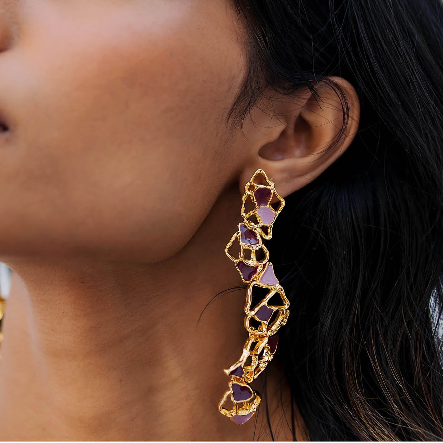 gaia drop earrings