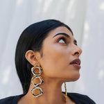 aqua earrings