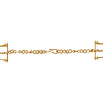 delicate gold chain necklace