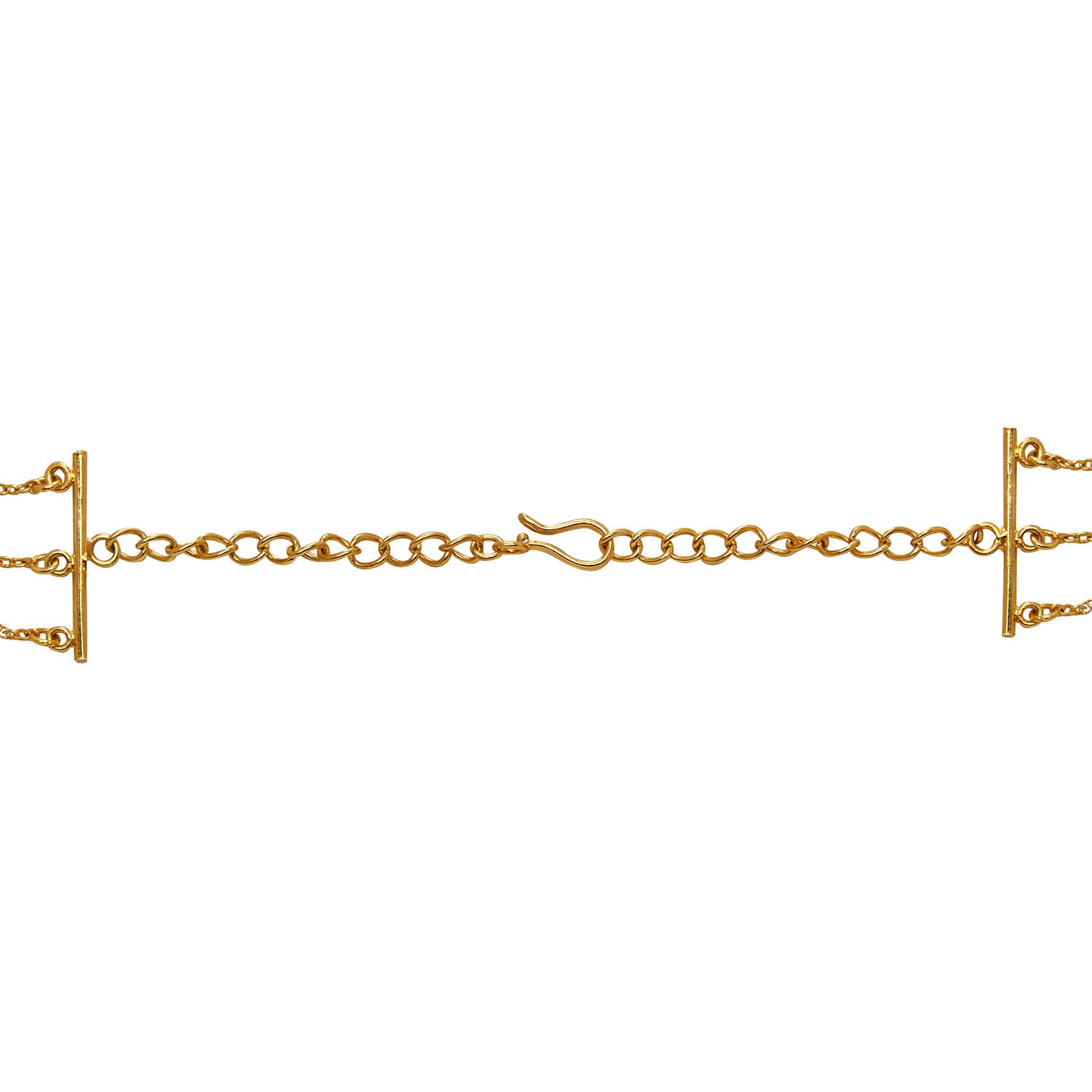delicate gold chain necklace