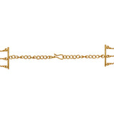 delicate gold chain necklace