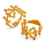 AURO DOUBLE RING Dhwani Bansal Jewellery