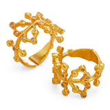 AURO DOUBLE RING Dhwani Bansal Jewellery