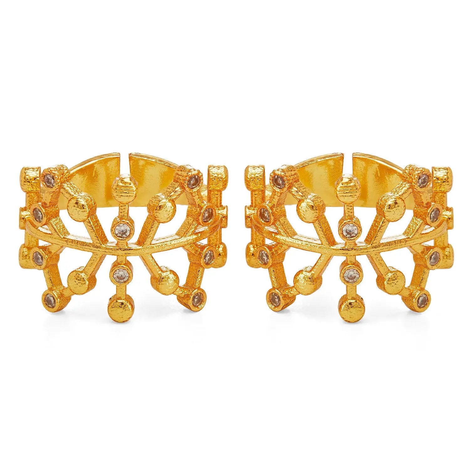 AURO DOUBLE RING Dhwani Bansal Jewellery