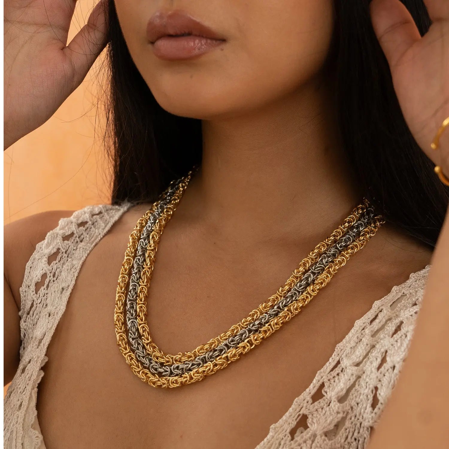 SINNA LAYERED NECKLACE Dhwani Bansal Jewellery